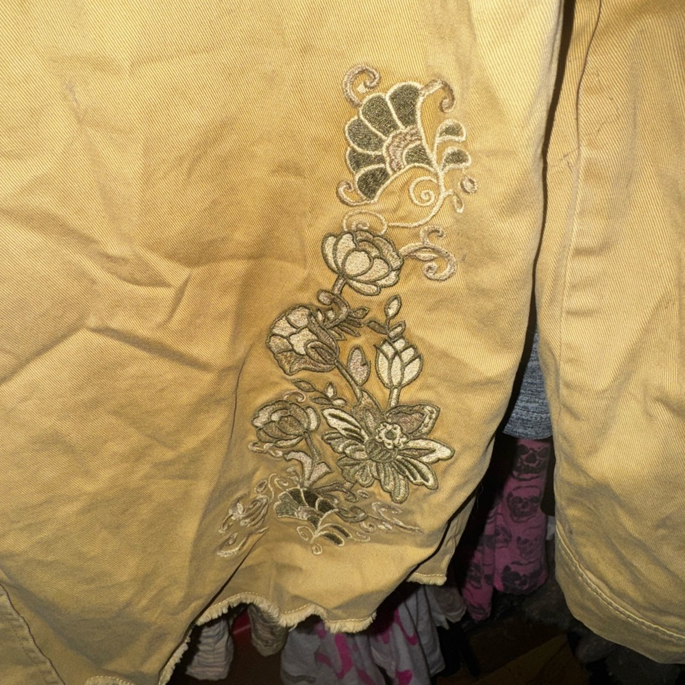 Embroidered Yellow Jacket - Picture 6 of 7